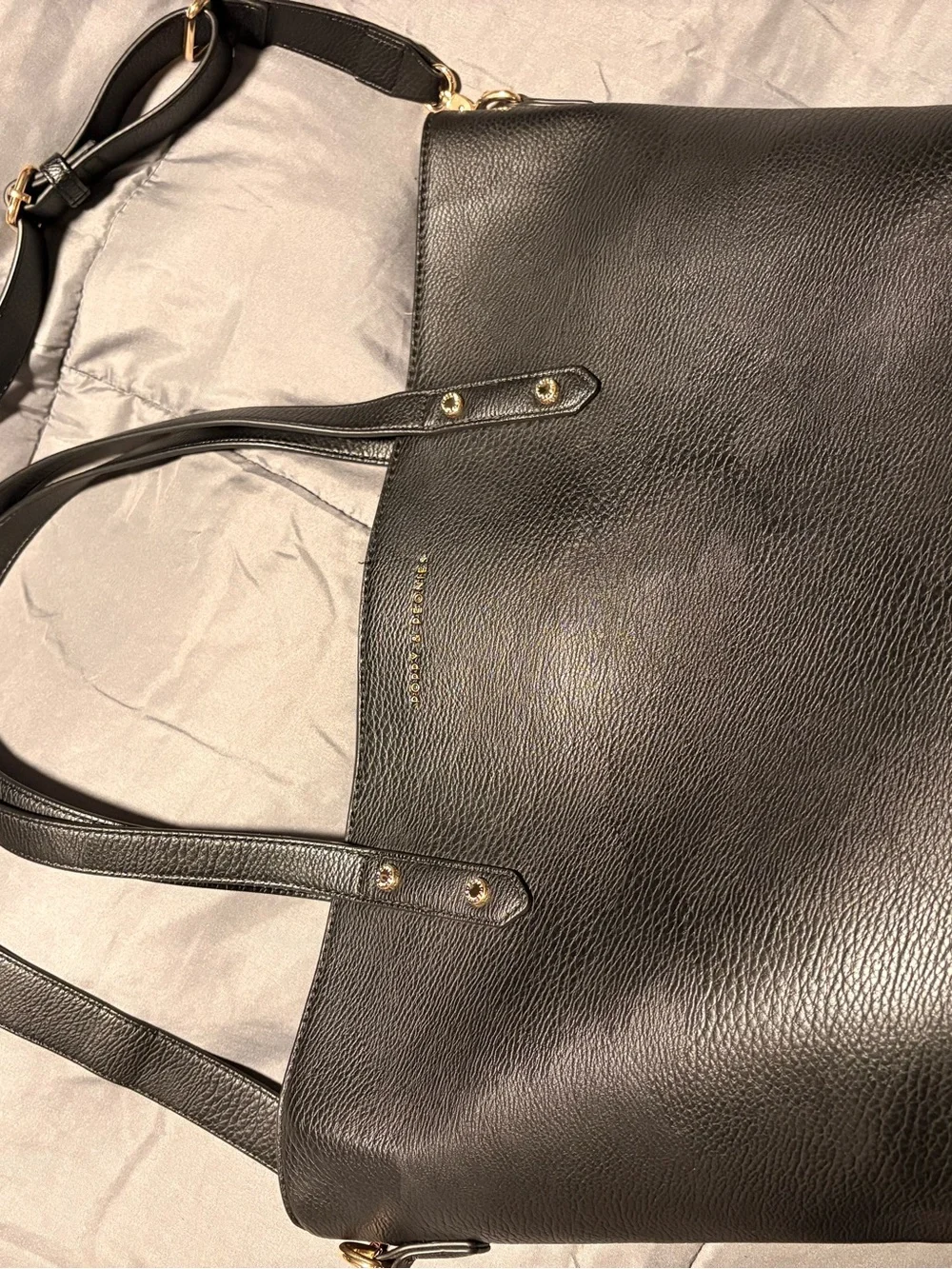 Poppy & Peonies Go-Getter Tote – Black